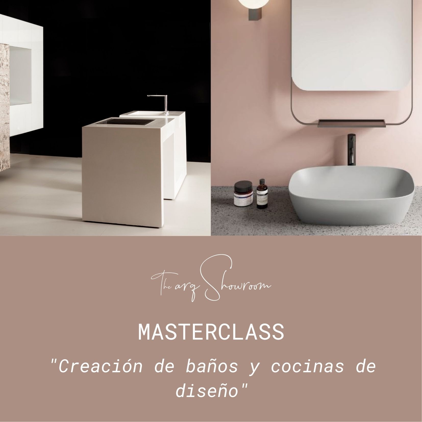 Masterclass – «Creación de baños y cocinas de diseño»