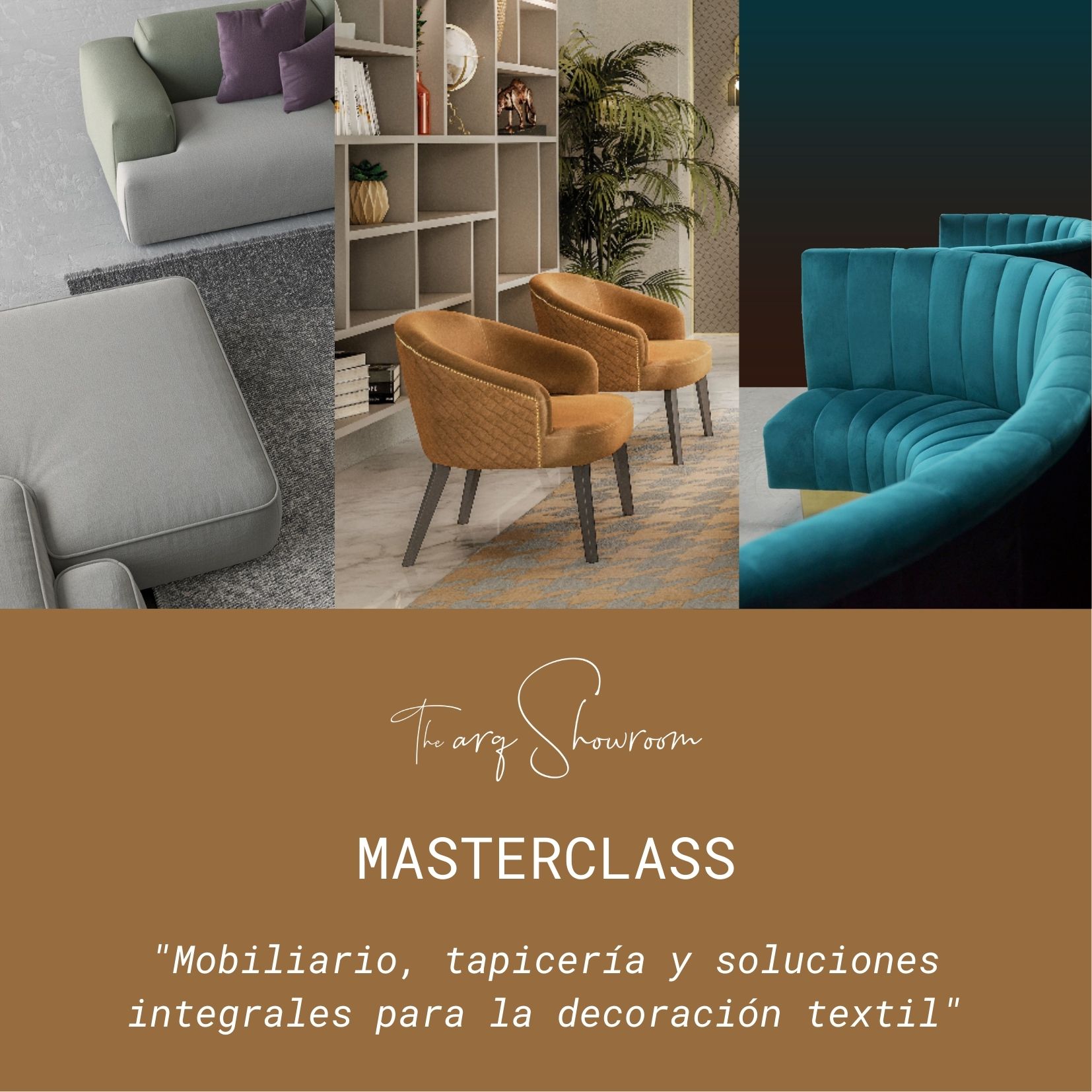 Masterclass – «Mobiliario, tapicería y soluciones integrales para la decoración textil»